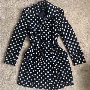 Lightweight polka dot jacket